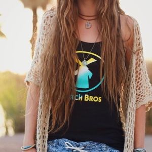 Dutch Bros ombré windmill tank top